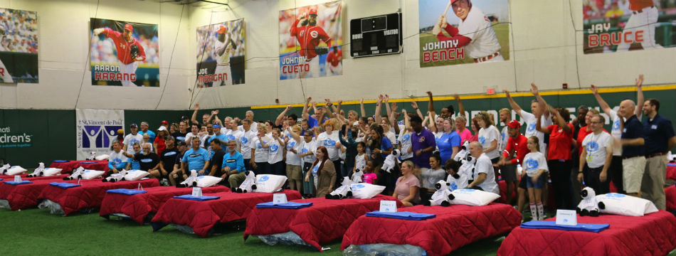 Children Receive Beds Of Their Own At Day To Dream Event The